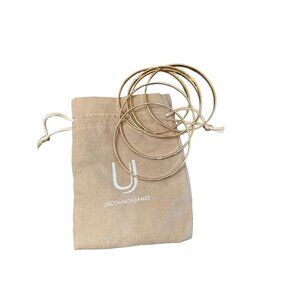 Uncommon James gold bangles